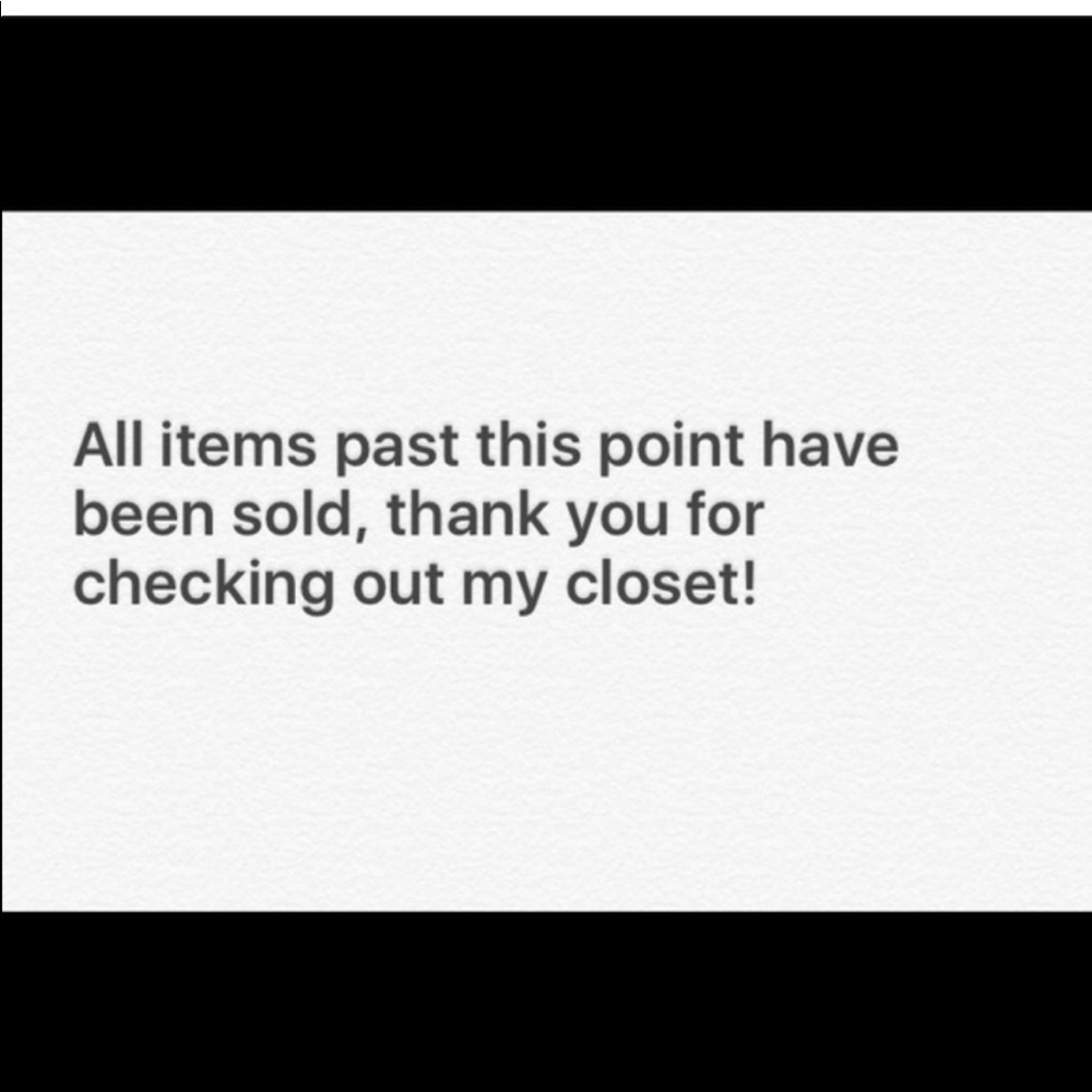 Sold out